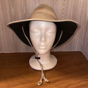 Dorfman Pacific Co DPC Mesh Solarweave SPF Sun Boonie Hat Mens M  Cotton Blend